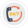 24*7 Email And Chat Support Availability